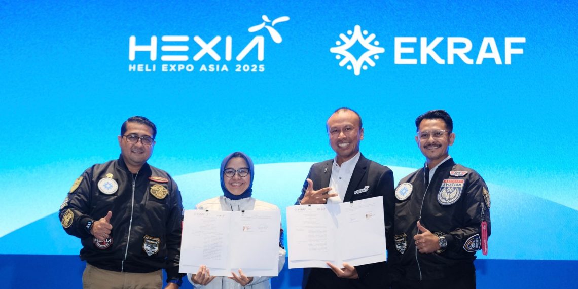 Menteri Ekraf Tutup Heli Expo Asia 2025, Harap Kreativitas Terus Tumbuh dari Ruang Aviasi