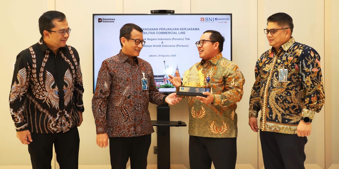 BNI Kucurkan Rp5 Triliun Fasilitas ke Jamkrindo, Dorong UMKM dan Proyek Strategis Nasional