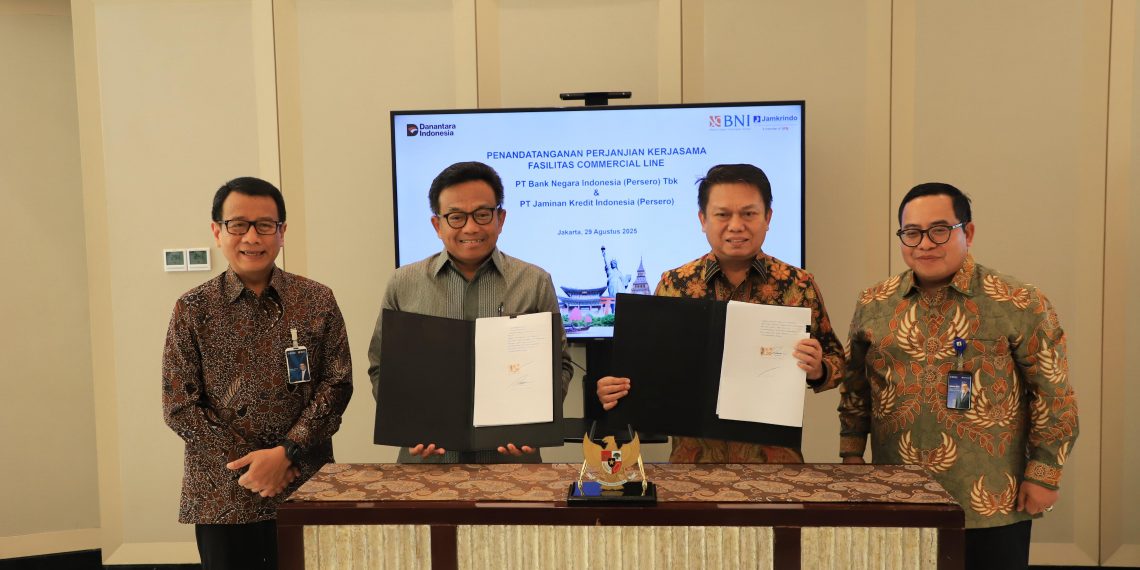 Jamkrindo dan BNI Teken Kerja Sama Penjaminan Bank Garansi hingga Rp5 Triliun