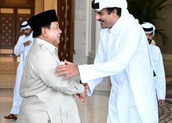 Di Qatar, Prabowo Sampaikan Komitmen Dukungan Indonesia