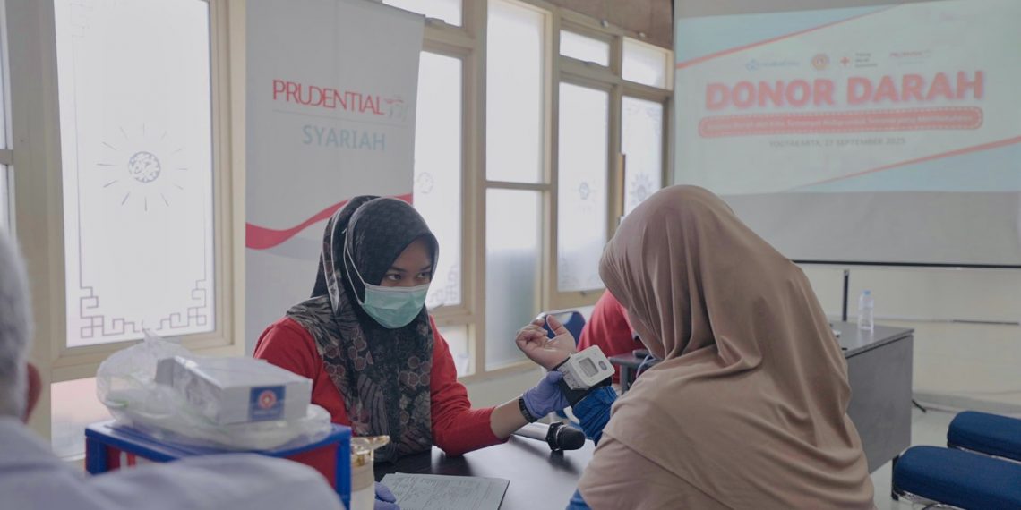Prudential Syariah Gandeng Muhammadiyah Gelar Donor Darah, Dorong Kepedulian Sosial di Yogyakarta