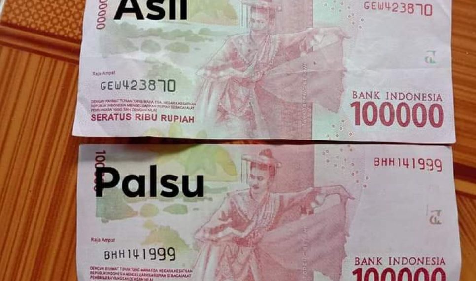 Polisi Bongkar Peredaran Uang Palsu di Bangka Barat, Cetak Pakai Printer dari Palembang