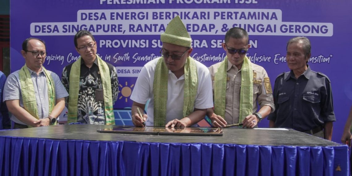 Desa Energi Berdikari Sumatera Selatan, Pertamina Hadirkan Energi Bersih dan Dorong Ekonomi Lokal