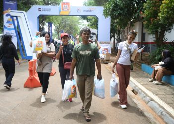 HUT ke-27, Bank Mandiri Hadirkan Pasar Murah dan Pesta Rakyat untuk Dukung Kesejahteraan Masyarakat